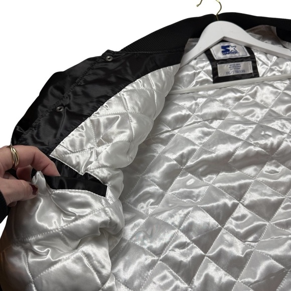 Vtg Starter Jacksonville Jaguars NFL Football Satin Starter Jacket Mens SZ XXL - Picture 10 of 13